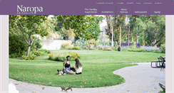 Desktop Screenshot of naropa.edu